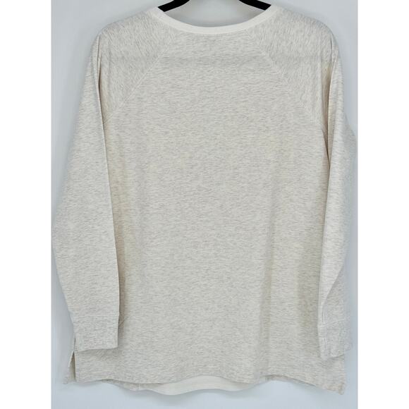 D & Co Active Pullover Crewneck Sweatshirt with pockets Size M - Picture 2 of 5